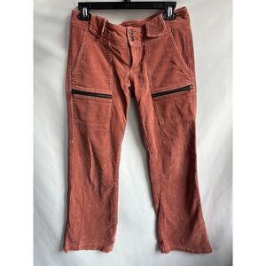 Vintage Y2K Billy Blues Corduroy Low Rise Bootcut Pants Peach Orange Sze 6 Ankle